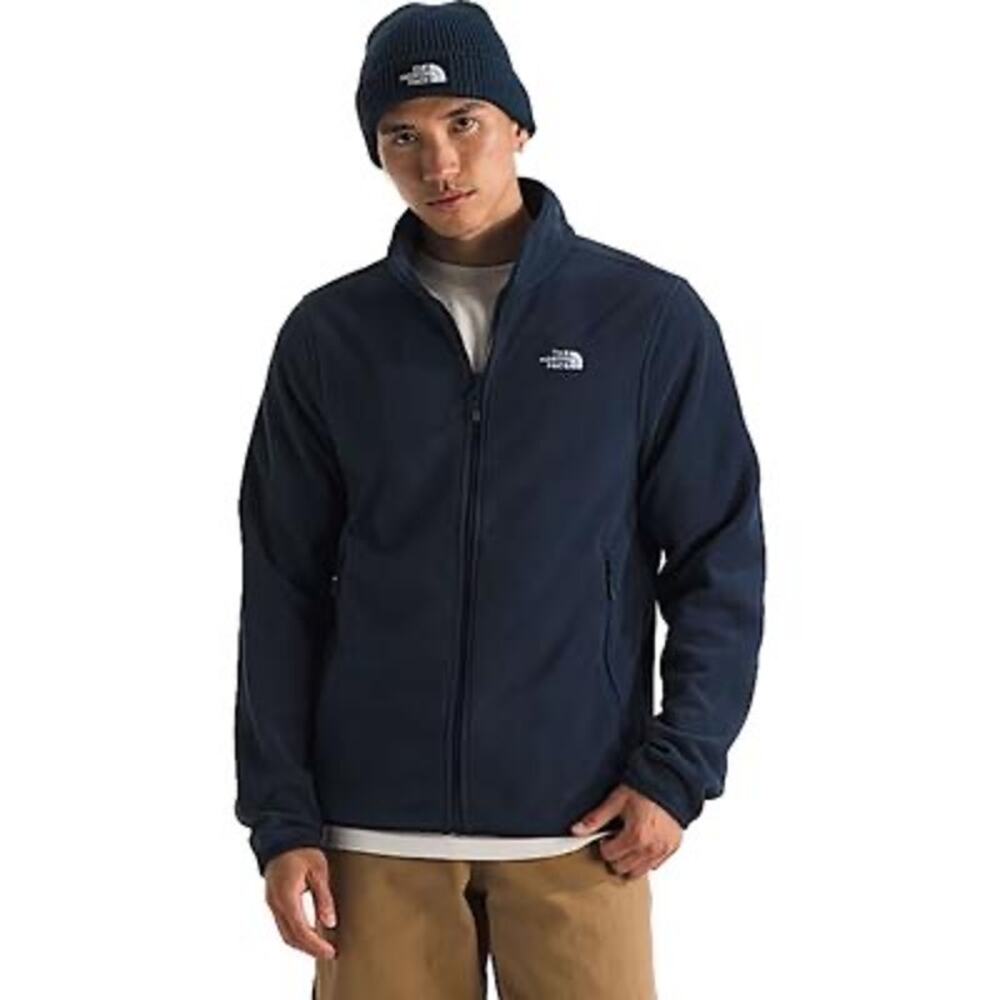 The North Face Men’s Black Glacier Fleece Zip Up Jacket Size Medium